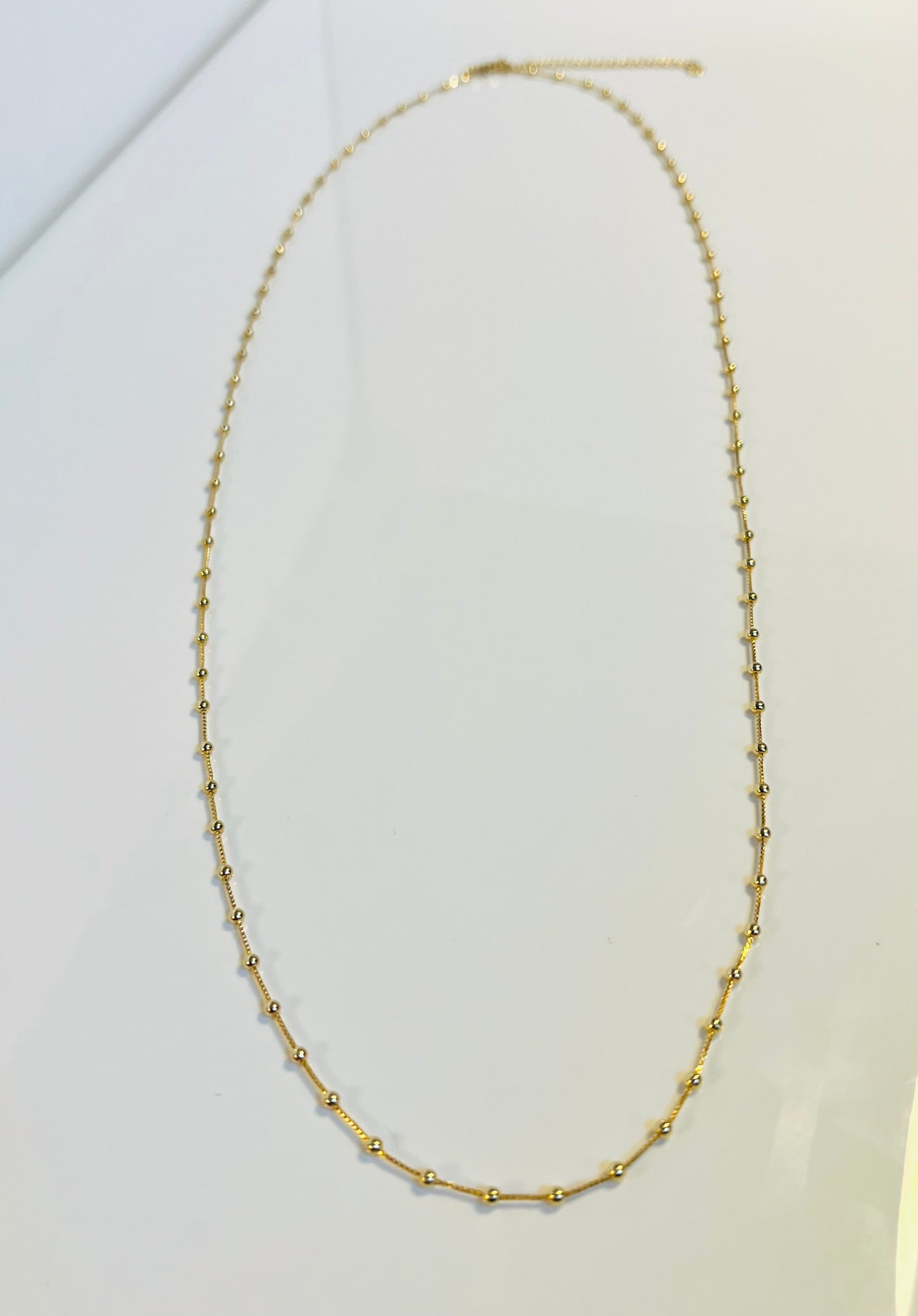 Lina Choker – Gold-Plated Beaded Chain