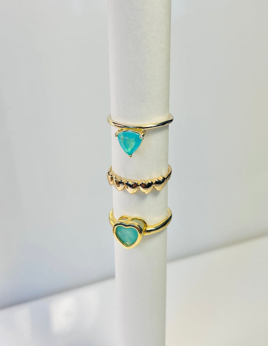 Amora Ring – Mini Heart Band